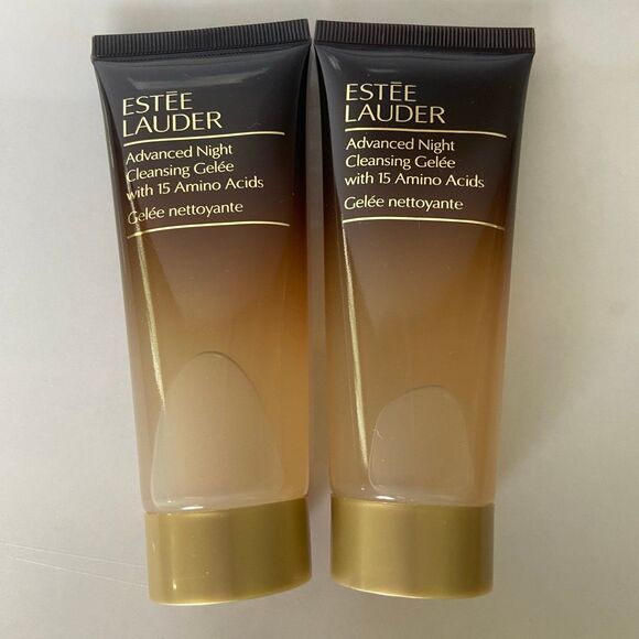 Estee Lauder Advanced Night Cleansing Gelee x2 & Gentle Eye makeup remover x1 - Picture 2 of 7